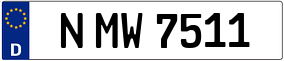 Truck License Plate